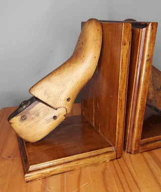 Antique Cobbler Shoe Form Mold Bookends -  FIRM - Price is Firm