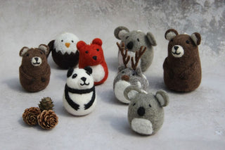 Deer Grey – Small Felt Ornament