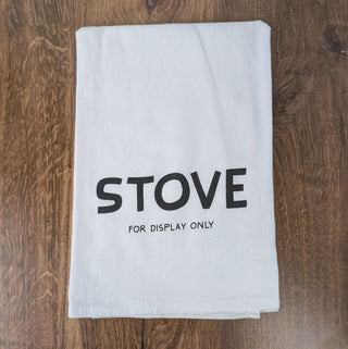 Stove for Display Only Tea Towel