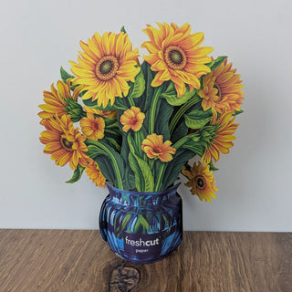 Mini Sunflowers Pop Up Greeting Card