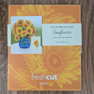 Mini Sunflowers Pop Up Greeting Card