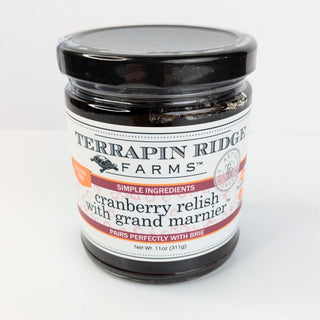 Terrapin Ridge Farms Cranberry Relish with Grand Marnier – gourmet holiday condiment, perfect for turkey, cheese, and hostess gifts – JSQ Mercantile in La Grange IL