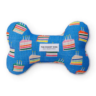 Happy Birthday Squeaky Dog Toy - Made in USA