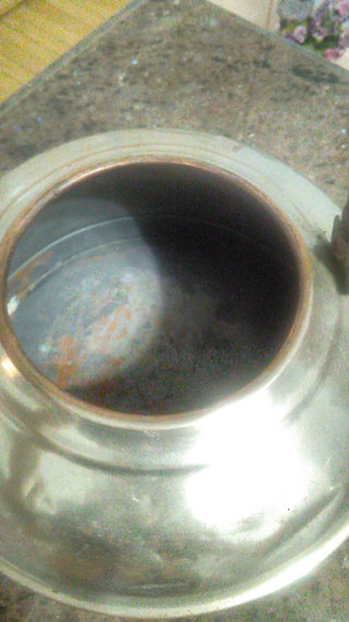 Very Large Privative Metal Tea pot French Country Farmhouse CottageCore