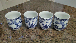 Sake Tea cups Set of 4