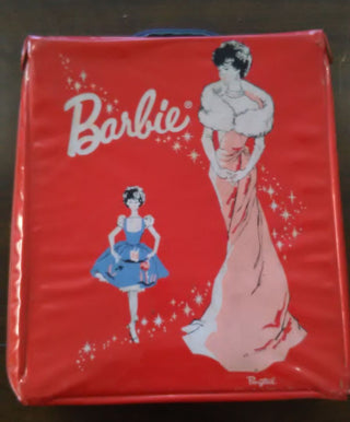 Vintage 1960's Red Barbie Doll Case