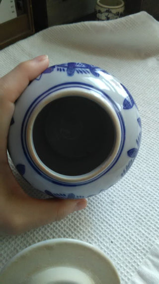 Small Ginger Jar s lid  Chinese blue & white