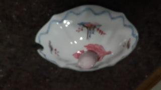 Nieman Marcus Tureen with Platter no Ladle Pink and Blue Made in Italy