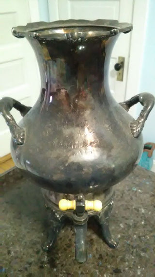 Antique Silver Plate Coffee Pot no lid