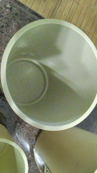 Set Of 3 Nesting Canisters With Lids Olive Green Kitchen Plastic Retro 1970's