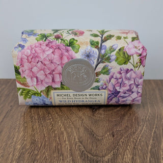 Wild Hydrangea Large Bath Soap Bar 8.7 oz
