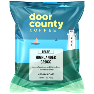 Door County DECAF Flavored Coffee, 1.5oz, Full Pot Bag
