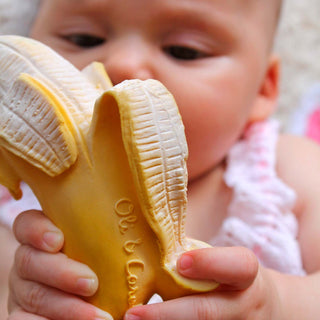 Ana Banana Rubber Teether by Oli & Carol