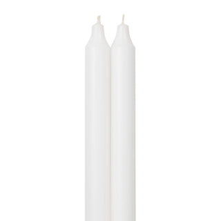 12" Tapers - 2pk: Pure White
