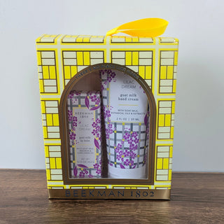 Lilac 2oz Hand Cream & Lip Balm Gift Set