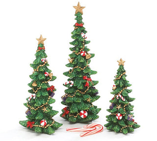 Hand Painted Christmas Tree with Decorations - Small