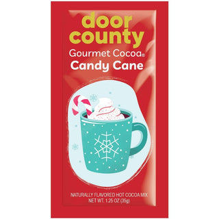 Door County Candy Cane Gourmet Hot Cocoa – One Mug Packet