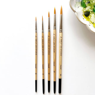 Watercolor Paintbrush Set - Set of 5