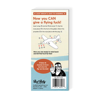 Flying Fuck Foam Mini Glider - Funny Gag Gift