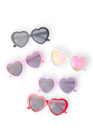 Heart Sunnies for Girls – Statement Sunglasses | Black