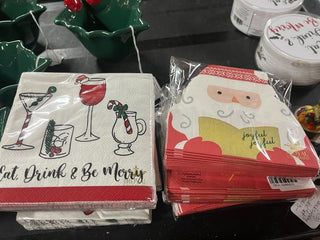 Eat, Drink & Be Merry Paper Cocktail Napkins - New