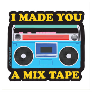 I Made You A Mixtape - 3" Vinyl Sticker