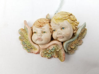 Pair Cherub Faces