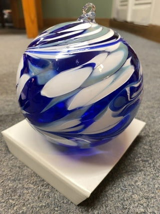 4.25” Mouth Blown Glass Ornament