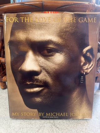 1998 hard covered book , For the love of the game, story of Michael Jordan
