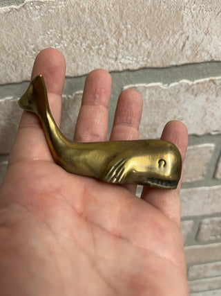 Brass whale