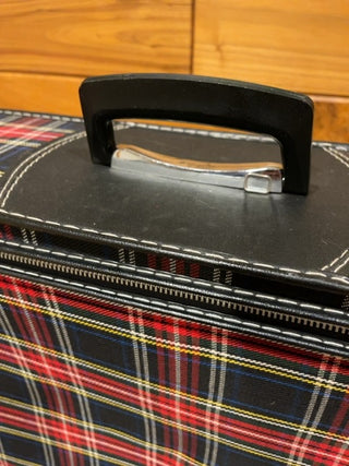 Echo plaid suitcase