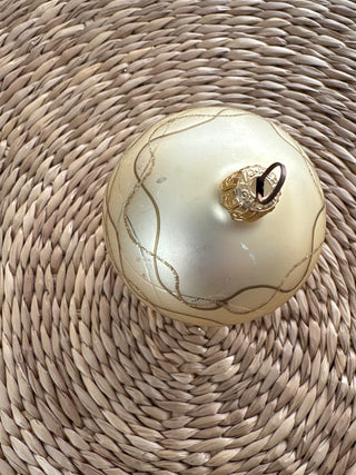 Gold trimmed ornament