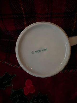 1984 Avon Christmas Coffee Mug