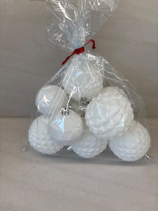 White ornaments