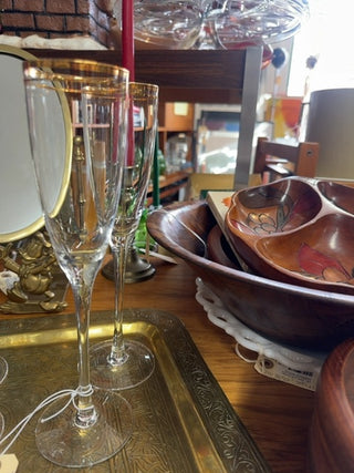 Vintage,JPreziosi Lavaratio champagne glasses ( set of 4)