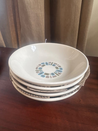 Mcm, Temporama pottery fruit/desert bowls ( set of 4)