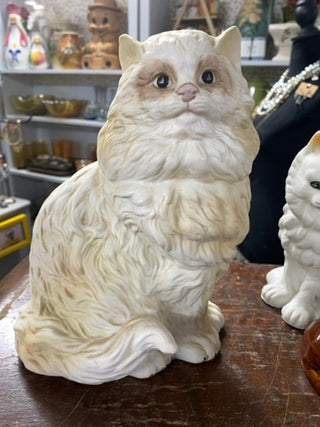 9" Ceramic Persian Cat Statue