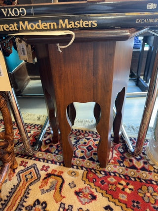 Antique guater sawn oak mission/art side table