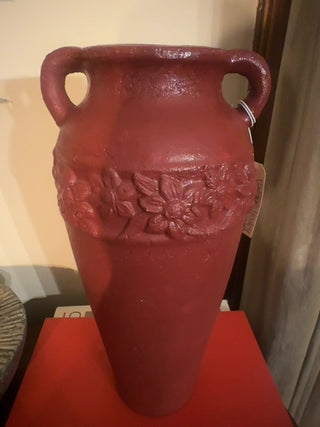 Vintage, Hosley pottery rustic stone large vase