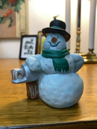 Ceramic Snowman Ornament