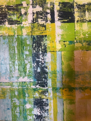 Vintage, framed art wall abstract painting