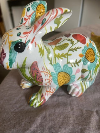 Handmade painted bunny