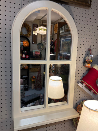 Mirror window w/shelf