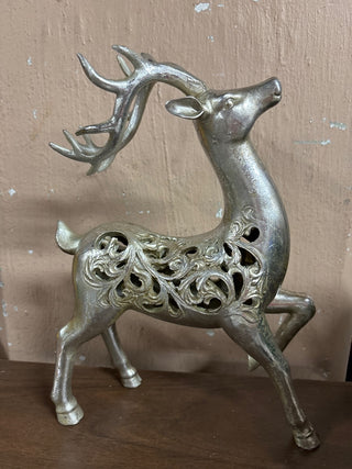 Silver Resin Reindeer, #585