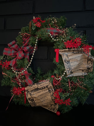 Vintage Christmas Wreath