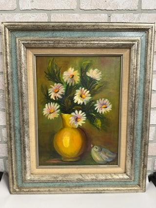 Floral oil painting by Angie -