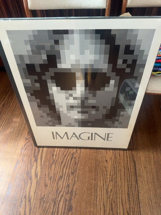 Vintage,1984 original poster of John Lennon by Dick Fowler.