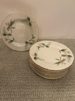 Salad plate set of 8, Theodore Haviland, New York  Orange Blossom China pieces