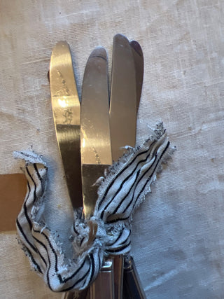 1930s Art Deco Stainless Butter Knifes set of 5