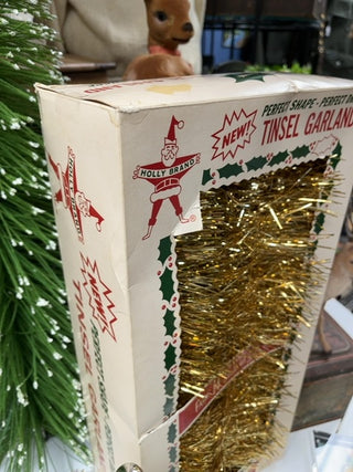 Holly Brand tinsel box